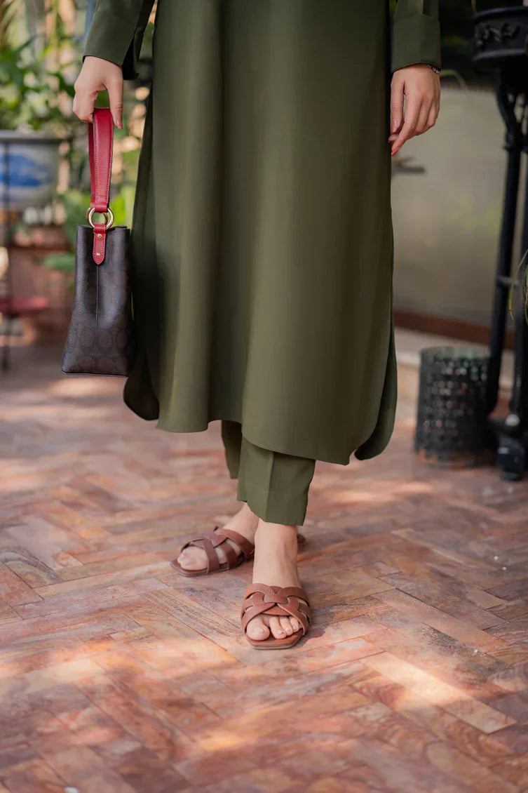 OLIVE GREEN SET 2PC